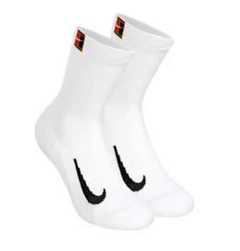 Court Multiplier Cushioned Tennissocken in white