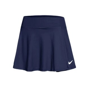 Court Victory Dri-Fit Flouncy Skirt in blue & white