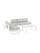 Garten-Lounge-Set Konnor, 3-tlg. in White