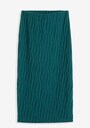 Midi-Skirt in green & beige