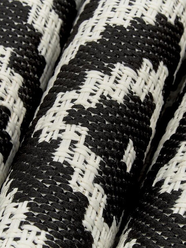 In & outdoor carpet Miami in Black & Grey