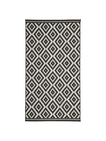 In & outdoor carpet Miami in Black & Grey