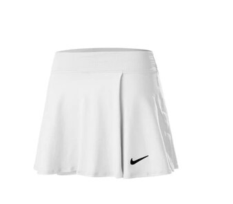 Court Victory Dri-Fit Flouncy Skirt in white & blue